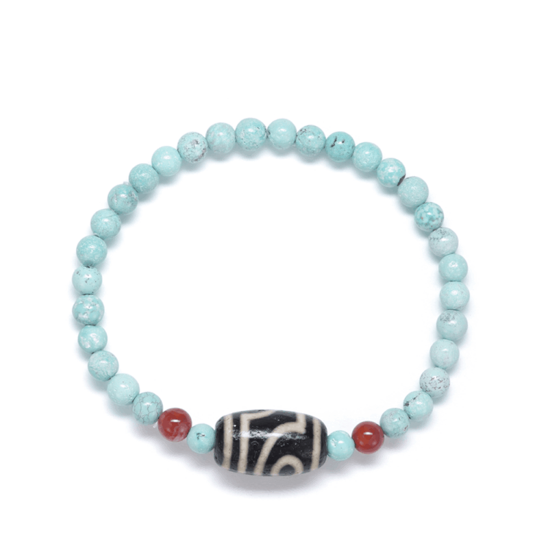 Dorogonon | Turquoise Harmony Bracelet – Spiritual Protection, Vitality, and Balance